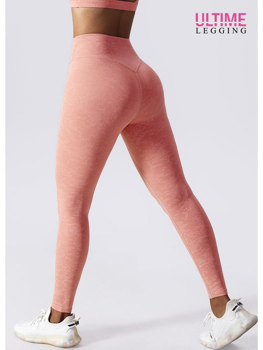 Legging Sport Rose Sans Couture - Ultime-Legging Ultime-Legging sa 